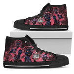 Demon Slayer Akaza Sneakers High Top Shoes Anime Fan High Top Shoes  men and women size  US
