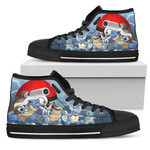 Blastoise Sneakers Pokemon High Top Shoes For Fan High Top Shoes  men and women size  US