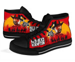 Red Dead Redemption II Sneakers Gamer High Top Shoes High Top Shoes  men and women size  US