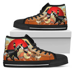 Umbreon Sneakers Pokemon High Top Shoes Fan  High Top Shoes  men and women size  US