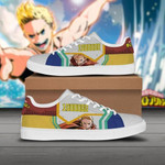 Mirio Togata My Hero Academia Low top Leather Skate Shoes, Tennis Shoes, Fashion Sneakers  men and women size  US