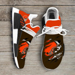 Cleveland Brown NFL Sport Teams Nmd Human Race Shoes Running Sneakers Nmd Sneakers men women size US 1