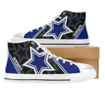 Dallas Cowboys NFL Football 2 Custom Canvas High Top Shoes men and women size US