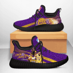 Kobe Bryant 24 Los Angeles Lakers NBA teams football big logo Shoes black 7 shoes Fan Gift Idea Running Walking Shoes Reze Sneakers men women size US