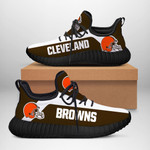Cleveland Browns NFL teams football big logo Shoes Black shoes 4 Fan Gift Idea Running Walking Shoes Reze Sneakers men women size US