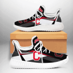 Cleveland Indians mlb teams football big logo Shoes white shoes 2 Fan Gift Idea Running Walking Shoes Reze Sneakers men women size US