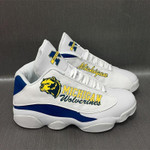 Michigan Wolverines football NCAAF teams big logo sneaker 35 gift For Lover Jd13 Shoes men women size US