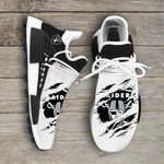 Oakland Raiders NFL Sport Teams Nmd Human Race Shoes Running Sneakers Nmd Sneakers men women size US