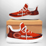 NFL Chicago Bears teams football big logo Shoes white 3 shoes Fan Gift Idea Running Walking Shoes Reze Sneakers men women size US