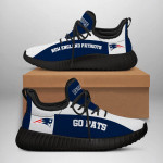 New England Patriots NFL teams football big logo 10 Shoes black shoes Fan Gift Idea Running Walking Shoes Reze Sneakers men women size US