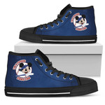 Chicago Cubs Mickey Mouse MLB Custom Canvas High Top Shoes men and women size US