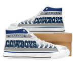 Dallas Cowboys NFL Football 11 Custom Canvas High Top Shoes men and women size US