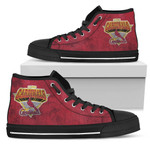 3D Simple Logo St Louis Cardinals MLB Custom Canvas High Top Shoes men and women size US