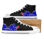 Houston Texans NFL Football 10 Custom Canvas High Top Shoes men and women size US