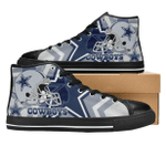 Dallas Cowboys NFL Football 1 Custom Canvas High Top Shoes men and women size US