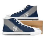 New York Yankees MLB Baseball 24 Custom Canvas High Top Shoes men and women size US