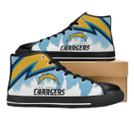 Angeles Chargers NFL Football 2 Custom Canvas High Top Shoes men and women size US
