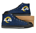 Los Angeles Rams NFL Football 8 Custom Canvas High Top Shoes men and women size US
