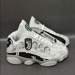 FC Juventus Football Team big logo sneaker 34 gift For Lover Jd13 Shoes men women size US