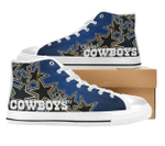Dallas Cowboys NFL Football 16 Custom Canvas High Top Shoes men and women size US