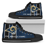 Los Angeles Rams NFL Football 1 Custom Canvas High Top Shoes men and women size US