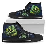 Hulk Punch Los Angeles Rams NFL Custom Canvas High Top Shoes men and women size US