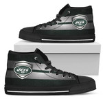 The Shield New York Jets NFL Custom Canvas High Top Shoes men and women size US