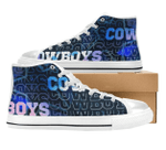 Dallas Cowboys NFL Football 20 Custom Canvas High Top Shoes men and women size US