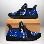 Indianapolis Colts NFL teams football big logo 3 Shoes black shoes Fan Gift Idea Running Walking Shoes Reze Sneakers men women size US