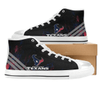 Houston Texans NFL Football 18 Custom Canvas High Top Shoes men and women size US