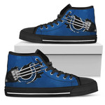 Scratch Of The Wolf Indianapolis Colts NFL Custom Canvas High Top Shoes men and women size US