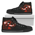 Son Goku Saiyan Power Cleveland Browns NFL Custom Canvas High Top Shoes men and women size US
