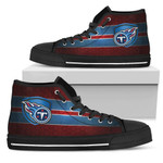 The Shield Tennessee Titans NFL Custom Canvas High Top Shoes men and women size US