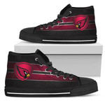 The Shield Arizona Cardinals NFL Custom Canvas High Top Shoes men and women size US