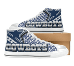 Dallas Cowboys NFL Football 13 Custom Canvas High Top Shoes men and women size US