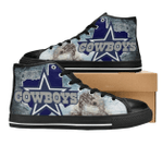 Dallas Cowboys NFL Football 24 Custom Canvas High Top Shoes men and women size US
