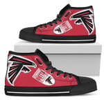 Straight Outta Atlanta Falcons NFL Custom Canvas High Top Shoes men and women size US