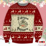 Espresso Patronum Ugly Christmas Woolen Sweater 023