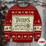 Taters Potatoes Ugly Christmas Woolen Sweater 028