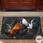 Mexican Aztec Rooster 3d Printed Doormat 072