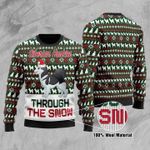 Sweety Husky Ugly Christmas Wool Sweater 216