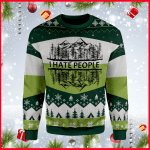 I Hate People Mountain Camping Christmas Sweater 239