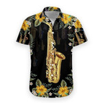 Getjaka 3D Saxophone Hawaii Shirt