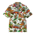 Getjaka 3D Bear Surfing Hawaii Shirt