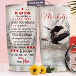 To Son Personalized HHA1910022 Stainless Steel Tumbler