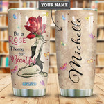 Rose Women Personalized HHE1909001 Stainless Steel Tumbler