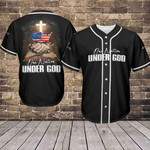 Jesus - One Nation Under God Baseball Jersey 387