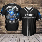 Jesus - Christian Biker Baseball Jersey 389