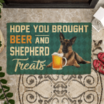 3D Hope You Brought Beer And Shepherd Treats Doormat