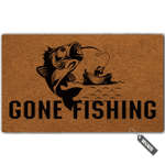 Gone Fishing Indoor Outdoor Doormat